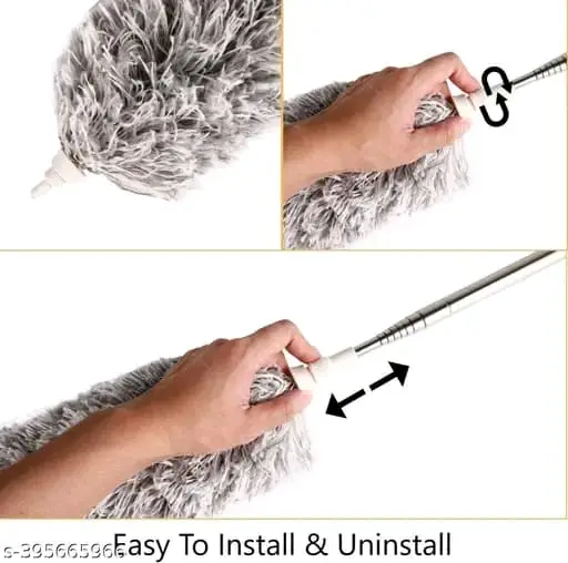 WhatsApp Image 2025-06-07 at 3.38.30 PM (1) Microfiber Duster for Cleaning with Extension Pole(Stainless Steel - Image 7