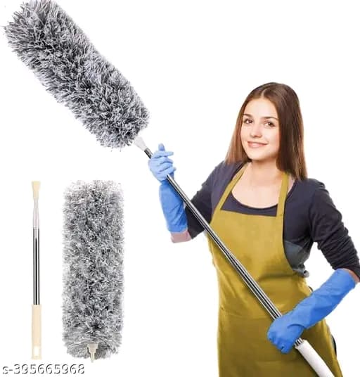 WhatsApp Image 2025-06-07 at 3.38.31 PM Microfiber Duster for Cleaning with Extension Pole(Stainless Steel), Extra Long