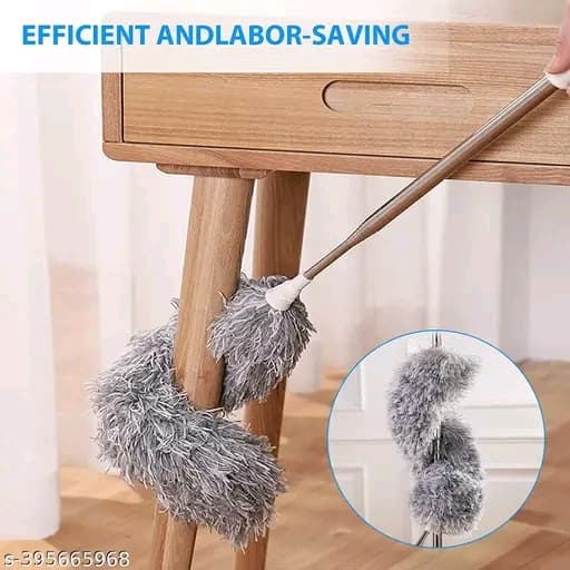 WhatsApp Image 2025-06-07 at 3.38.32 PM Microfiber Duster for Cleaning with Extension Pole(Stainless Steel - Image 2