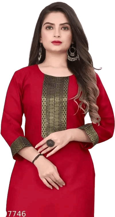 image (4) *Kurti With Dupatta & Bottomwear* Fabric: Rayon - Image 6