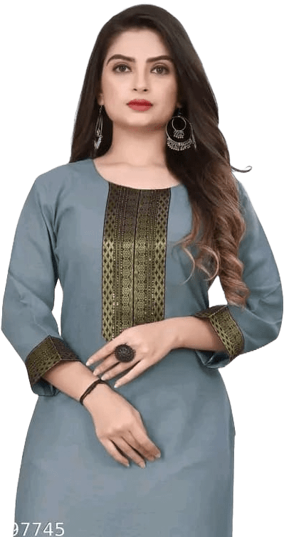 image (8) *Kurti With Dupatta & Bottomwear* Fabric: Rayon - Image 10