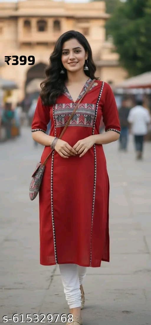 WhatsApp Image 2025-12-28 at 7.48.30 PM Jivika Sensational Kurtis Cotton Three Quarter Sleeves