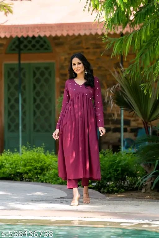WhatsApp Image 2025-12-28 at 10.31.21 AM (2) Chithrarekha Superior Women Rayon Kurta Set - Image 12