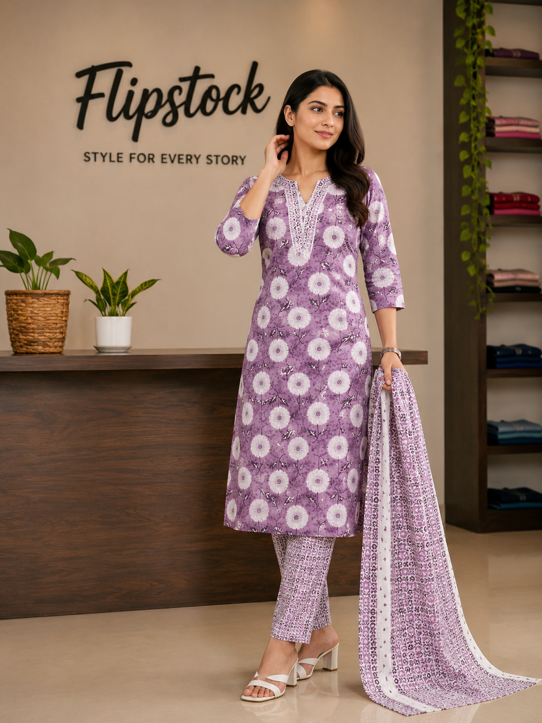 3 set kurti Classy Prints with a Modern Touch - Perfectflipstock.co.in
