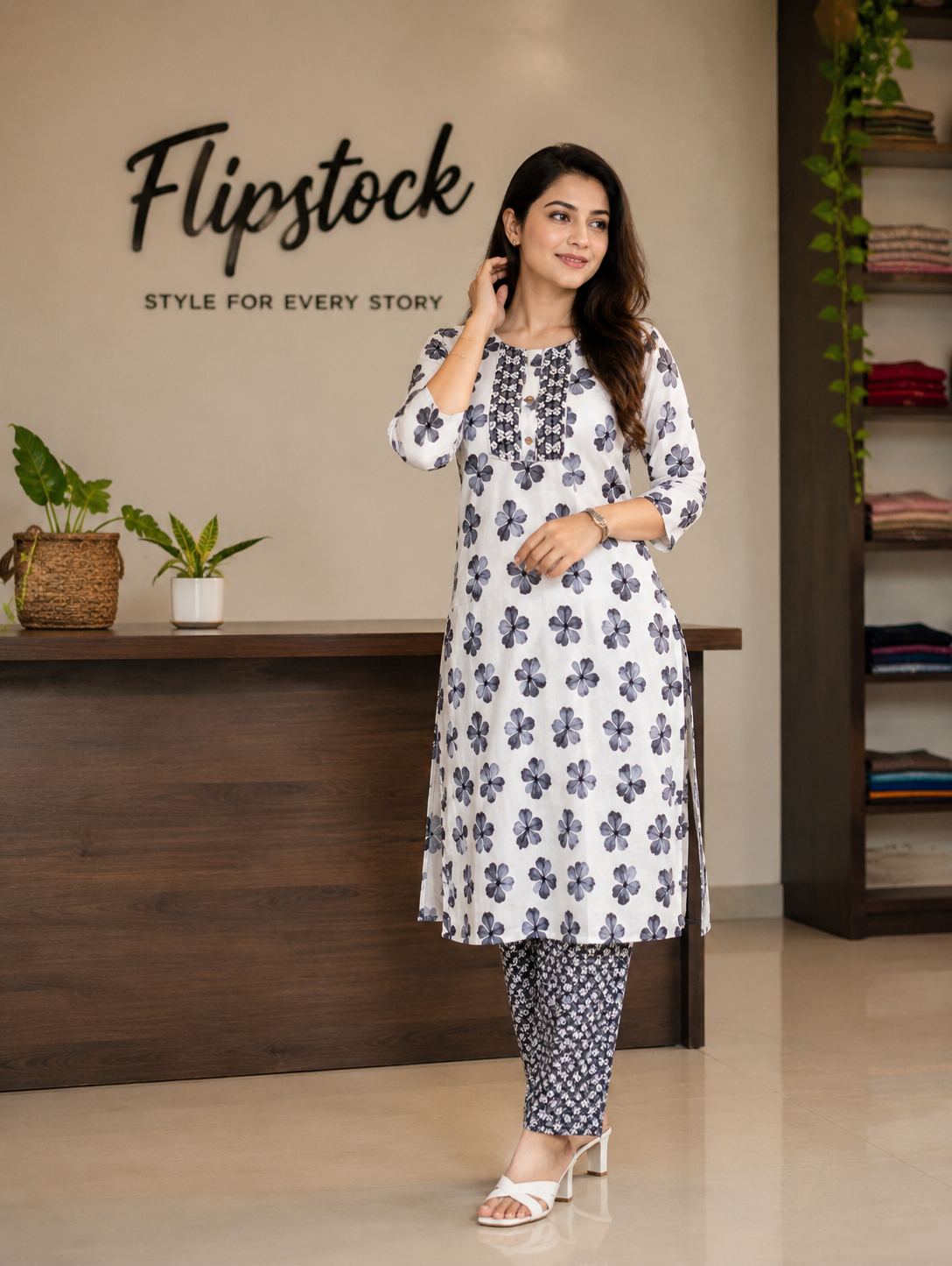 3 Piece Set Kurti flipstock.co.in