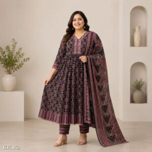 anarkali kurti pant dupatta