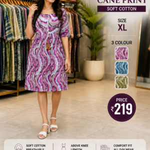 sigur cane print soft cotton kurti!